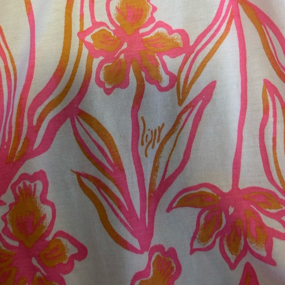 💕🧡NWOT Lilly Pulitzer lovely long stems Dixi dress 🧡💕 - Picture 3 of 7